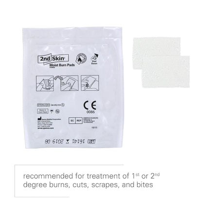 Spenco 2nd Skin Moist Burn Pads, Small (1.5 x 2 Inches), 6-Count