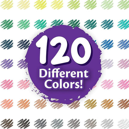 Crayola 68-8020 120 Count Colored Pencils