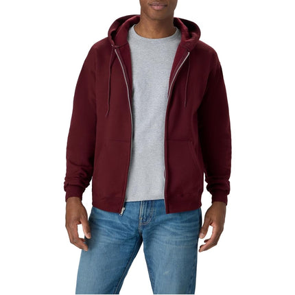 Hanes Men's P180 Hoody, Opaque, Maroon, Medium (Pa