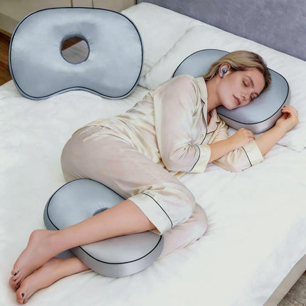 Nockovi Ear Piercing Pillow for Side Sleepers with