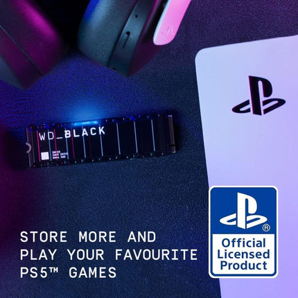 WD_BLACK SN850 1TB NVMe SSD - Officially Licensed for PS5 consoles - up to 7000MB/s