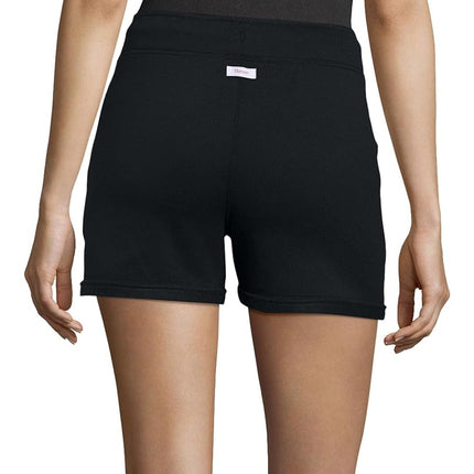 Short de vellón ligero Hanes para mujer Luxe Collection con bolsillos, Slate Heather, Talla Grande