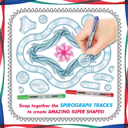 Kahootz Plastic Spirograph Super Kit 75 PCS Model