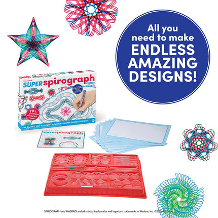 Kahootz Plastic Spirograph Super Kit 75 PCS Model