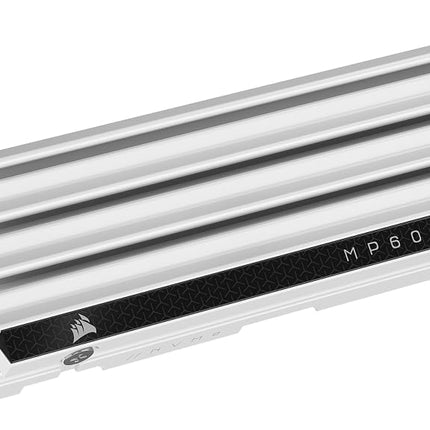 Corsair MP600 ELITE 1TB M.2 PCIe Gen4 x4 NVMe SSD – Optimised for PS5 – Included Heatsink – M.2 2280 – Up to 7,000MB/sec Sequential Read – High-Density 3D TLC NAND – White
