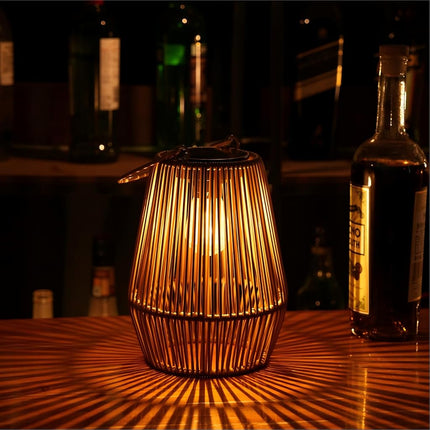 KagoLing 2 Pack Handmade Outdoor Solar Lanterns