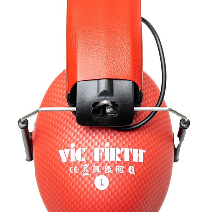 Vic Firth - Auriculares de aislamiento Bluetooth - Rojo