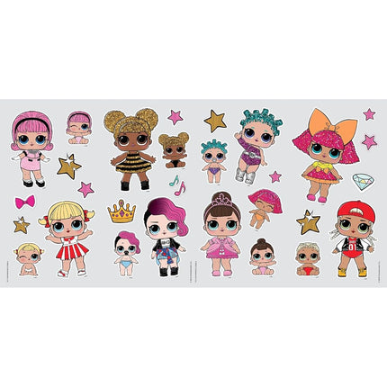 L.O.L. Surprise! RoomMates RMK3888SCS Peel and Stick Wall Decals