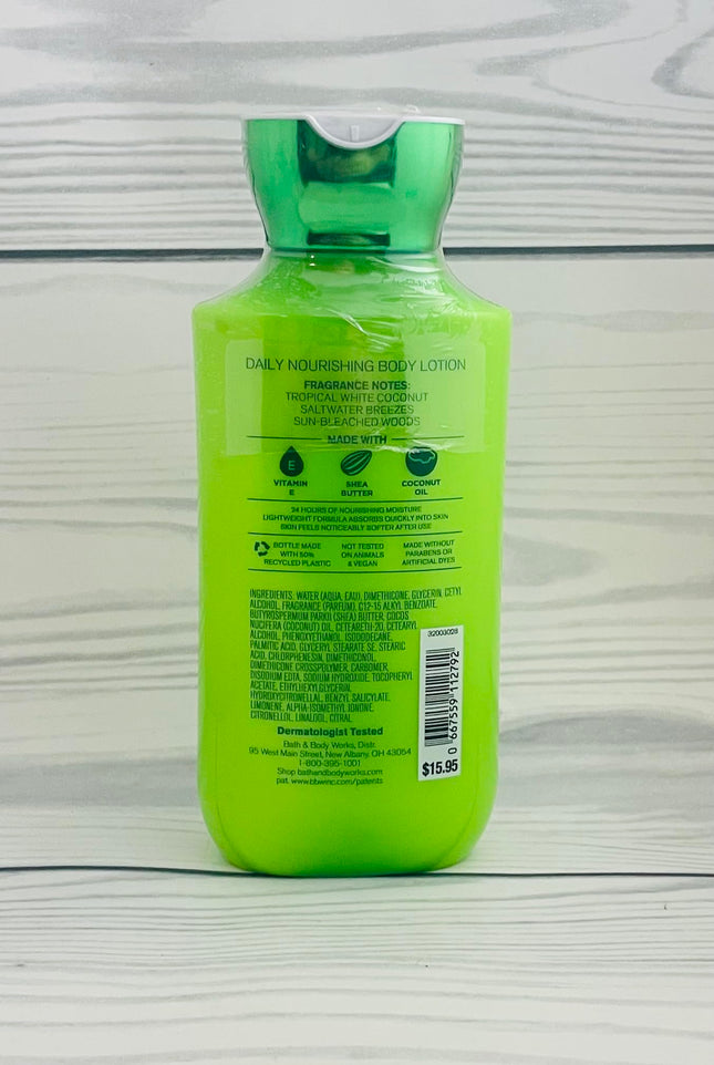Bath & Body Works Coffret cadeau de lotions super douces Waikiki Beach Coconut pour femme, 2 x 236 ml (noix de coco de Waikiki), 472 ml