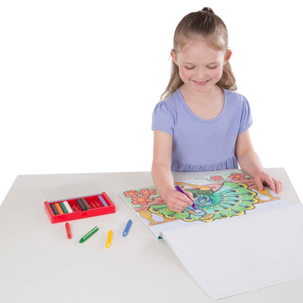 Melissa & Doug Jumbo Coloring Pad (11 x 14 pulgadas) - Animales, 50 dibujos