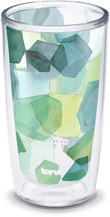 Tervis Yao Cheng Green Crystal Made in USA Double 
