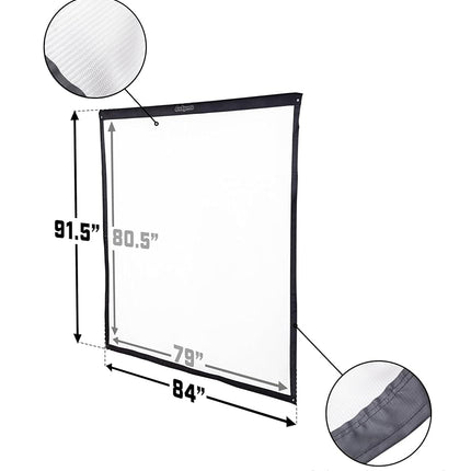 GoSports 7 ft Golf Simulator Impact Screen