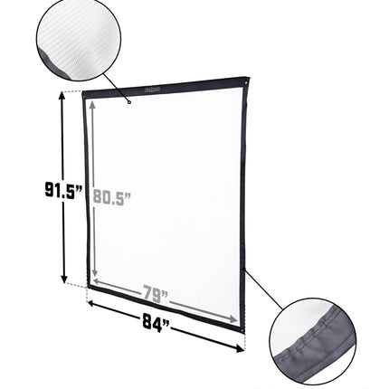 Pantalla de impacto GoSports de 7 pies para simulador de golf