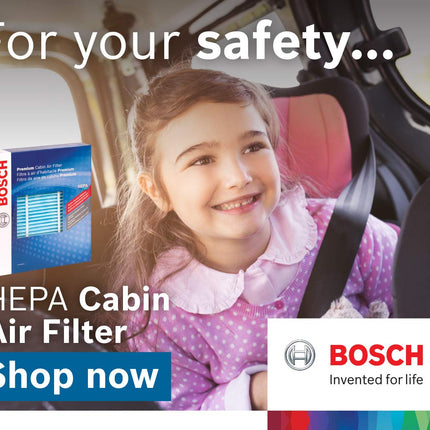 BOSCH 6004C HEPA Cabin Air Filter - Compatible With Select BMW 320i, 323Ci, 323i, 325Ci, 325i, 325xi, 328Ci, 328i, 330Ci, 330i, 330xi, M3, X3, Z3