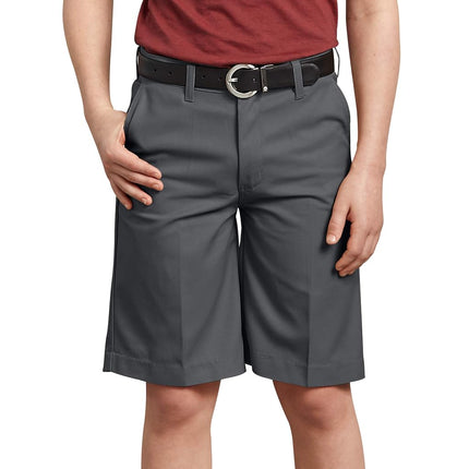 Dickies Kids Big Boys Flexwaist Flat Front Short, Charcoal 16