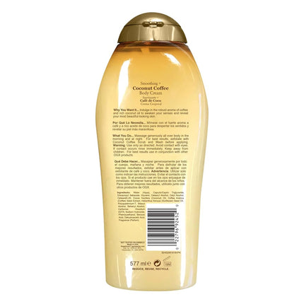OGX Crema Corporal Suavizante + Café de Coco 19.5 oz