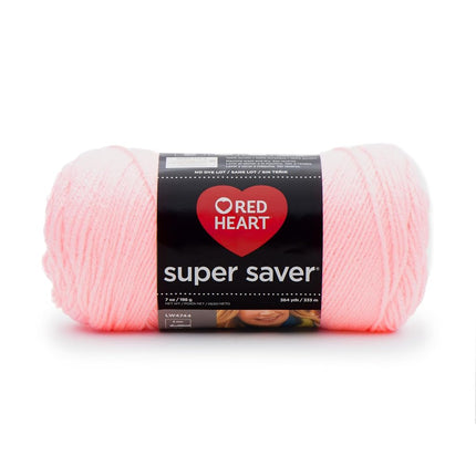 Red Heart Super Saver Yarn-Petal Pink, Acrylic, 11