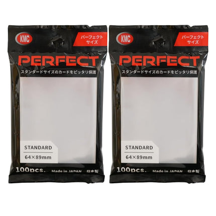 KMC 100 Pochettes Card Barrier Perfect Size Soft S