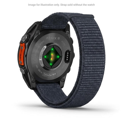 Garmin 22mm UltraFit Nylon watch band, Granite Blue