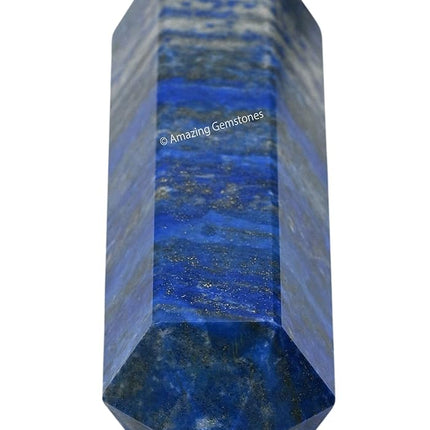 Large Lapis Lazuli Crystal Towers ~ Natural Healing Crystal Point Obelisk for Reiki Healing and Crystal Grid (5.5" to 6" INCH)