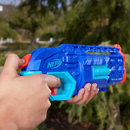 Nerf Elite 2.0 Trailblazer RD-8 Blaster, Wild Edition Color Design, 8-Dart Rotating Drum, Hammer Action, 16 Elite Darts, Tactical Rail
