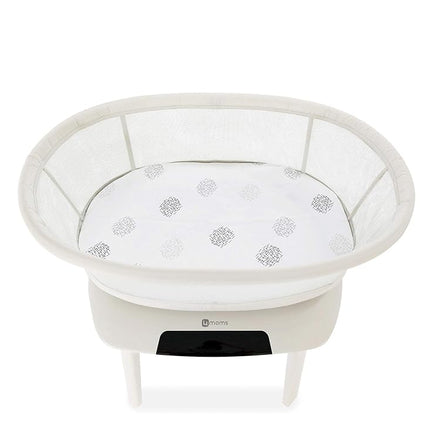 4moms mamaRoo Sleep Bassinet Sheets, for Baby Bassinets and Furniture, Machine Washable and 100% Cotton, White
