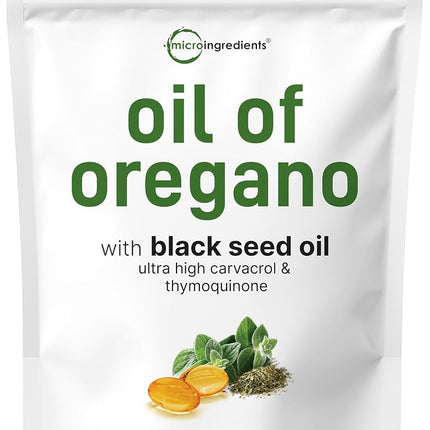 Micro Ingredients Oil of Oregano Softgels | 2 in 1