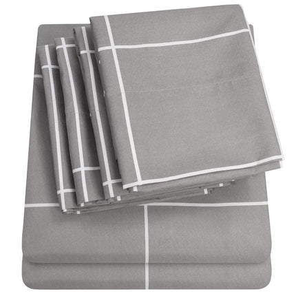 King Size Bed Sheets - 6 Piece 1500 Supreme Collec