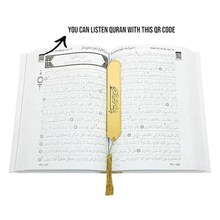 Shaded Quran Text with Full Tracing &Bookmark | Ideal Book for Writing and Learning Quran Text | Tracing Paper Writable Quran | Perfect Ramadan,Eid,Umrah Gift for Muslim Women Men Child(White)