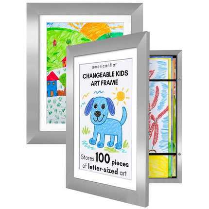Americanflat - 2 Pack - Kids Artwork Display Frame
