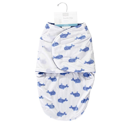 Hudson Baby Bebé unisex de felpa, arrullo acogedor, ballena, 0-3 meses (3M)