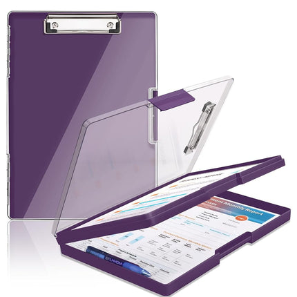Clipboard with Storage,Heavy Duty Clip Boards 8.5x