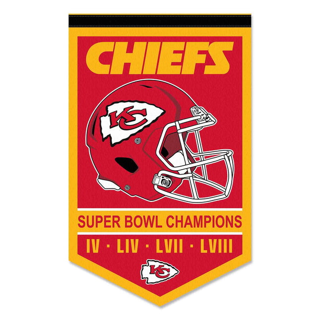 Kansas City Chiefs 4 Time Super Bowl Champions Ban