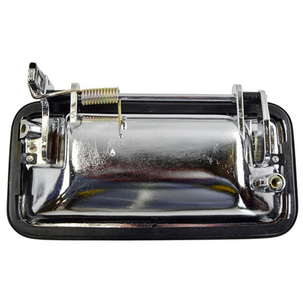 TRQ Outside Exterior Door Handle Rear Chrome Driver LH Compatible with Chevy Pickup Truck