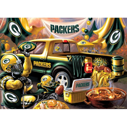 Masterpieces 1000 Piece Jigsaw Puzzle for Adults - NFL Green Bay Packers Gameday - 19.25"x26.75"