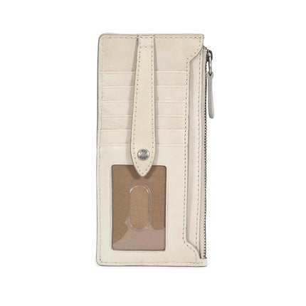 FRYE Women's Melissa Snap Card Wallet, Oat, One Size