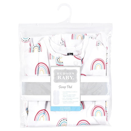 Hudson Baby Unisex Sleep Pod, 0-2 Months, Modern Rainbow, 0-2 Months