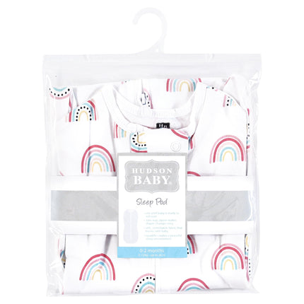 Hudson Baby Unisex Sleep Pod, 0-2 Months, Modern Rainbow, 0-2 Months