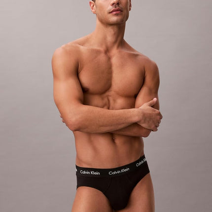 Calvin Klein Cotton Stretch Multipack Hip Brief - black - XL