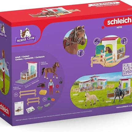 Schleich Horse Club - 25Pc Horsebox With Hannah & Cayenne - Kids 5+ | 42710