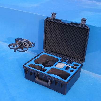 Lykus Titan AT110 Waterproof Hard Case for DJI Avata, Goggles 2/Goggles Integra, and FPV Remote Controller, Support up to 9 Avata batteries and 3 Goggles batteries [CASE ONLY], Black, 42.5x34.5x18 cm,