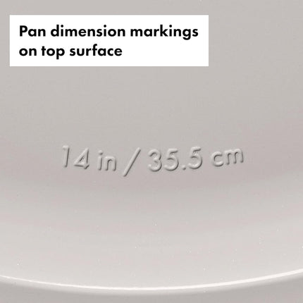 OXO Good Grips Non-Stick Pro Ceramic Coated Metal Bakeware 35cm Pizza Pan, Storm Blue