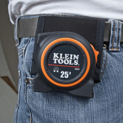 Klein Tools 5707 PowerLine Nylon Tape Measure Holder, Black by Klein Tools