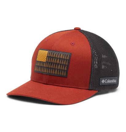 Columbia Unisex's Tree Flag Mesh Ball Cap-High Cro