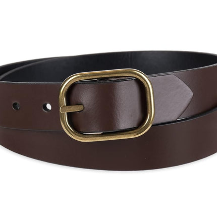 Ceinture réversible Dickies pour femme, marron/noir, moyenne