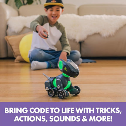 Recursos de aprendizaje PYXEL Coding Pet Lenguajes de codificación Blockly y Python Robótica STEM Robot de codificación interactivo programable para niños Regalos para niños y niñas de 8, 9, 10 años en adelante