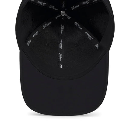 Gorra de golf Titleist para hombre, estilo Players, marcador de bola estándar, negro/blanco