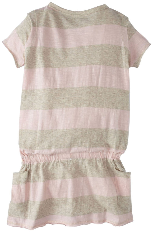 Burt's Bees Baby Vestido de rugby con bolsillo para niñas pequeñas (bebé/niña) - Rosa pétalo - 6 años