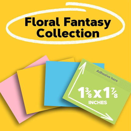 Post-it Notes Original Sticky Notes, 1.5" x 2", 12 Pads, 100 Sheets/Pad, Jaipur Colours