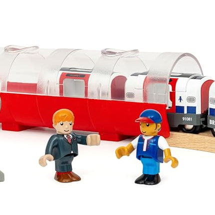 BRIO World Trains of the World London Underground Tube – Toy Train for Kids Age 3+ Years and Up – 2024 Model with Sounds, Lights & Characters